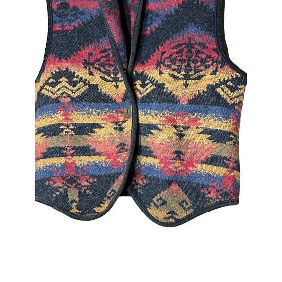 Vintage Nomadic Traders Button Front Western Southwestern Festival Vest - Picture 3 of 6